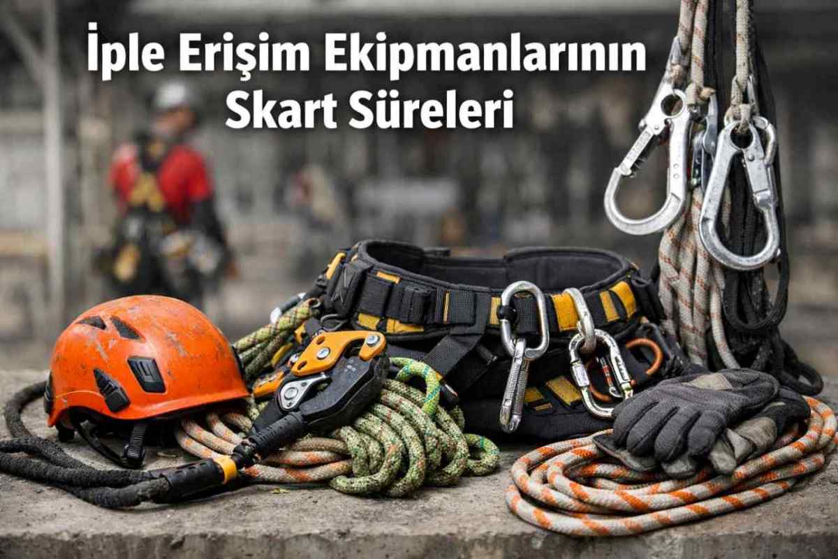İple erişim ekipmanlarının skart süreleri