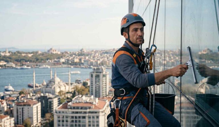 LEED sertifikalı bina temizliği çalışması