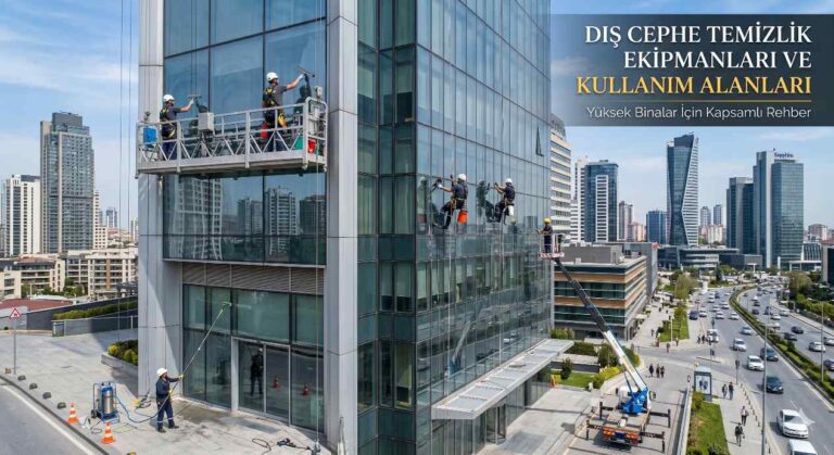 Dış cephe temizliği ekipmanları ve kullanım alanları
