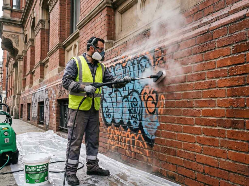 Güvenli ve etkili grafitti temizliği