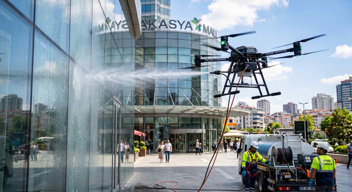 Drone dış cephe temizliği teknolojisi