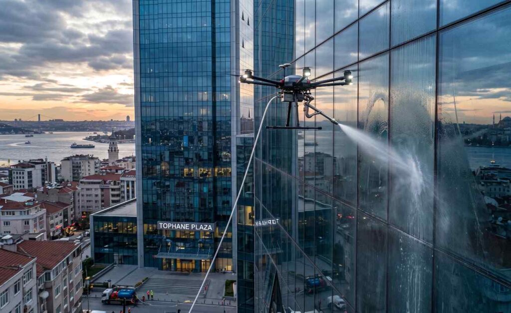 Drone ile profesyonel cephe bakımı