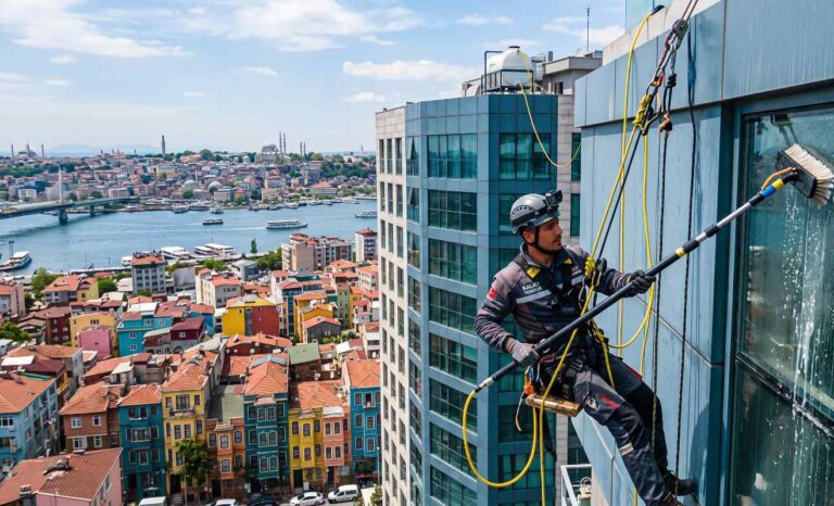 Sürdürülebilir dış cephe temizliği çalışması
