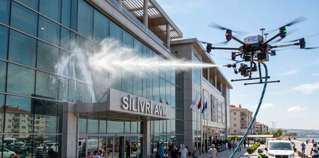 Drone ile Silivri dış cephe temizliği hizmetleri