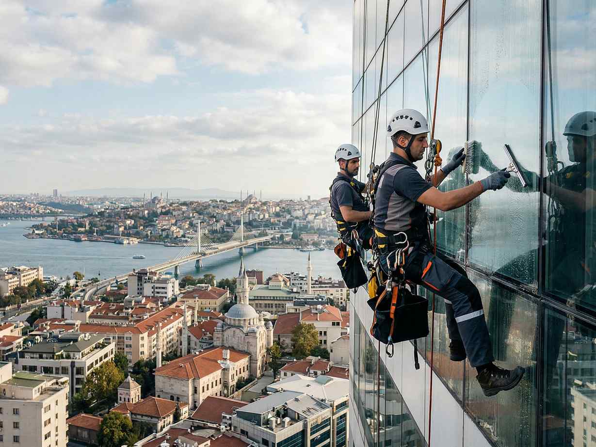 Dağcılık ile Levent dış cephe temizliği hizmetleri