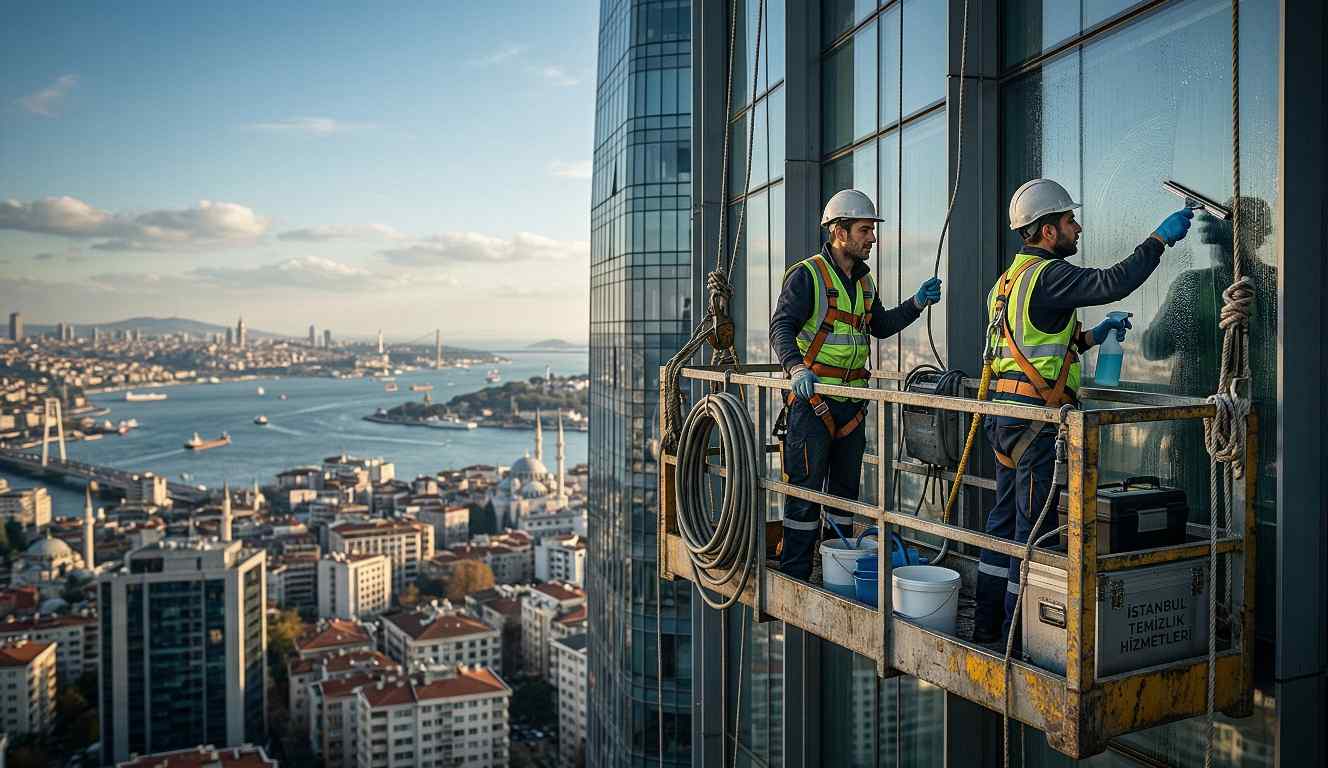 Sepetli vinç ile Büyükçekmece dış cephe temizliği hizmetleri