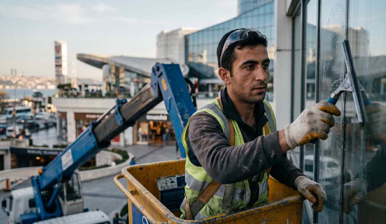 Vinçle ile Esenler dış cephe temizliği