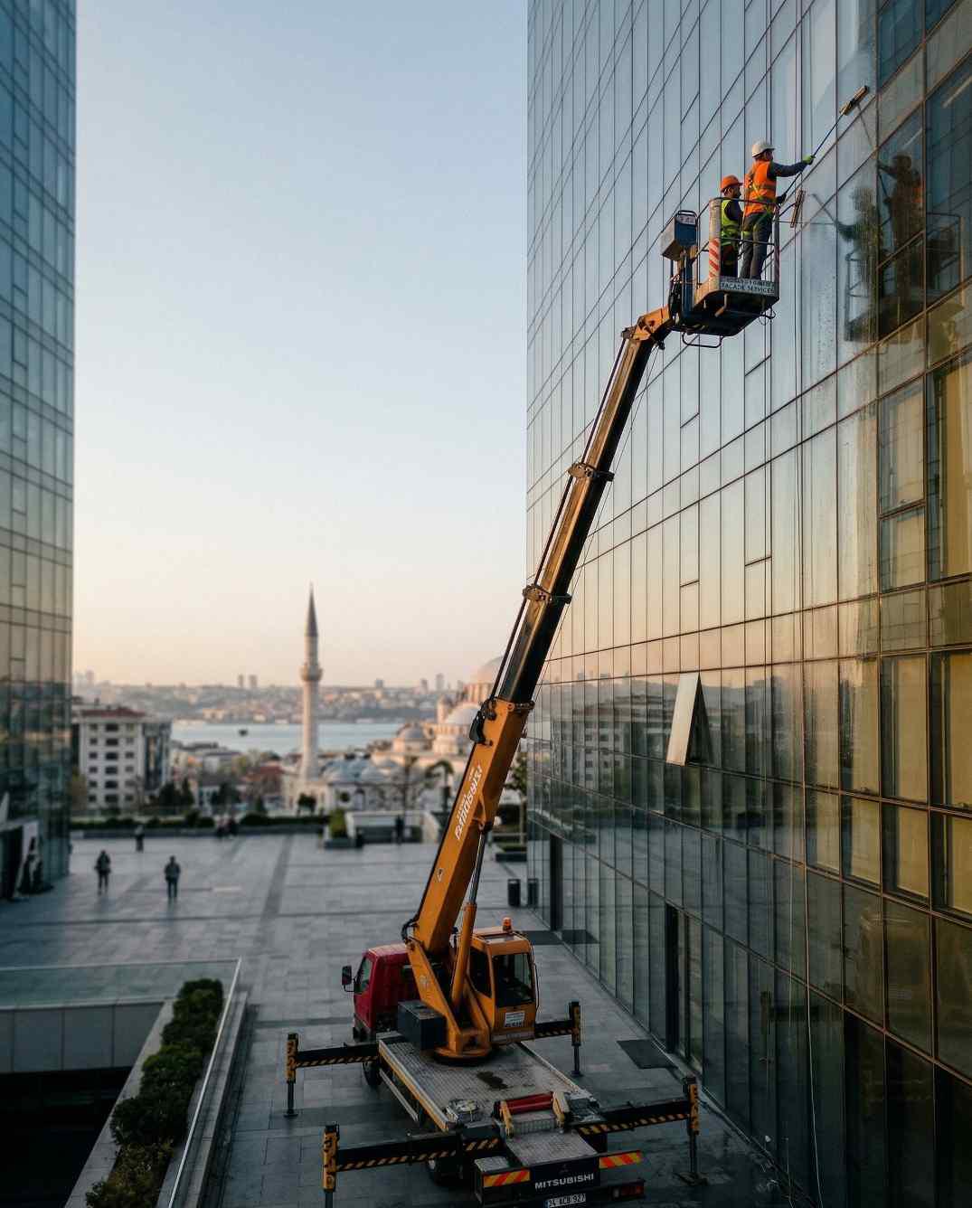 Profesyonel Büyükçekmece dış cephe cam temizliği hizmetleri