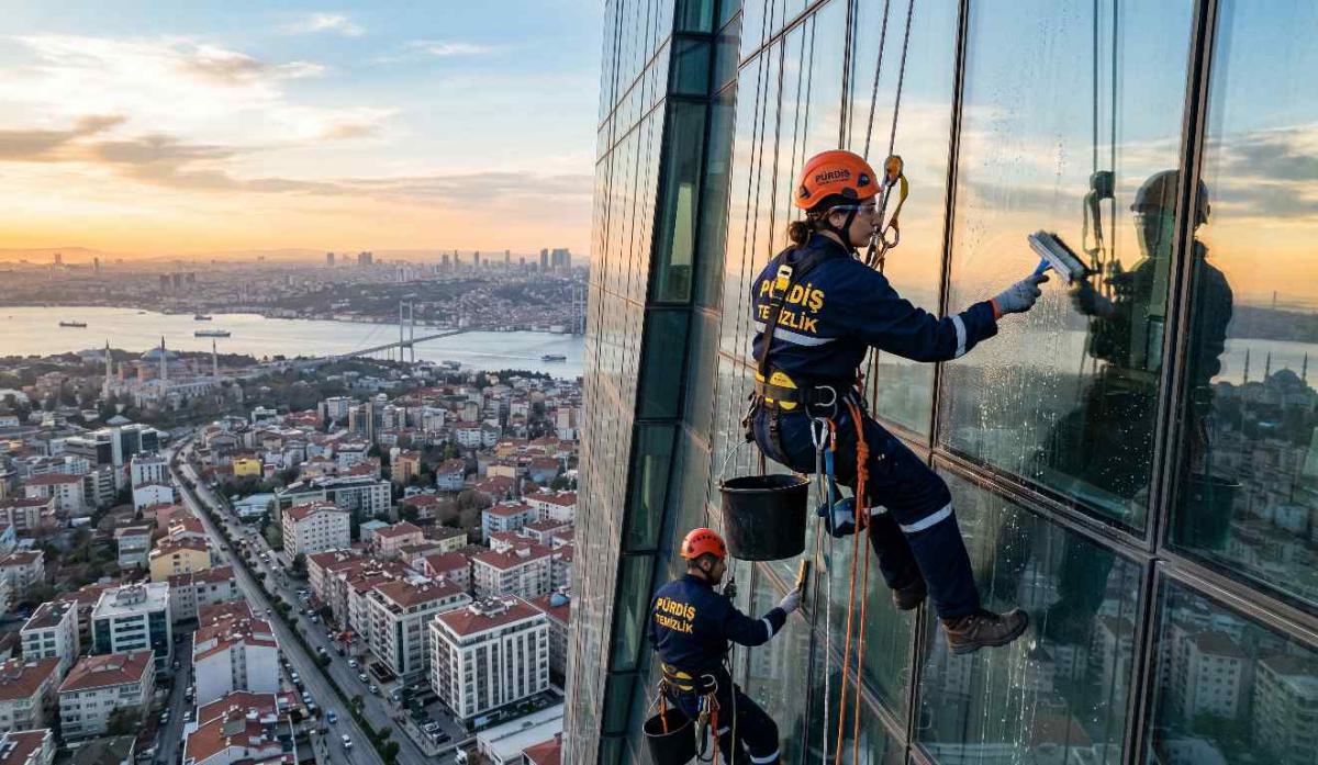 Endüstriyel dağcılık ile Esenler dış cephe temizliği