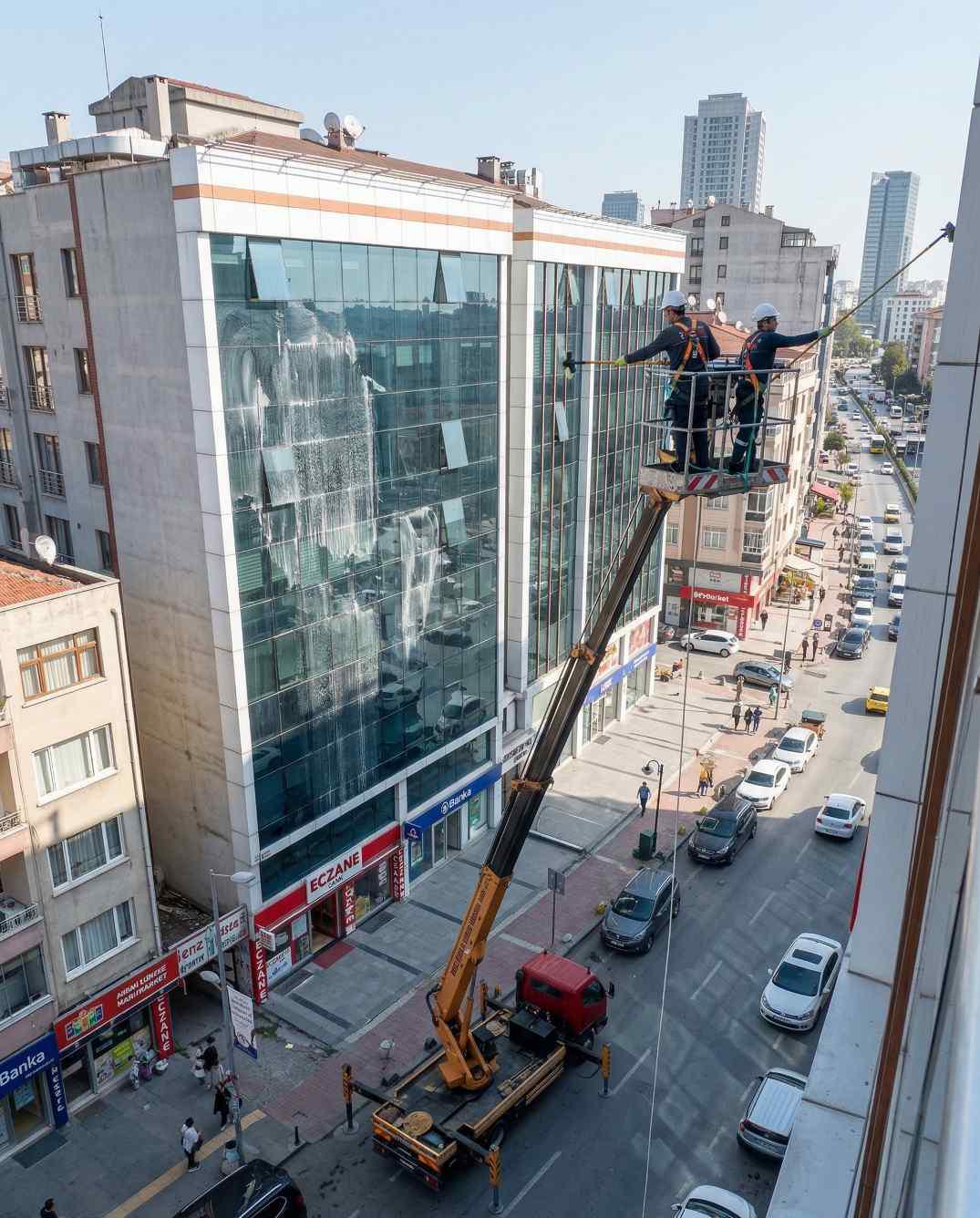 Florya plaza cam temizliği hizmetleri
