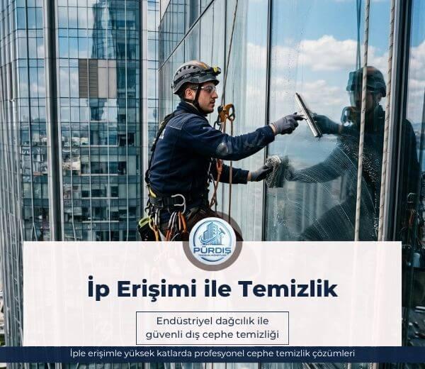 Dağcılık ile dış cephe ve cam temizliği
