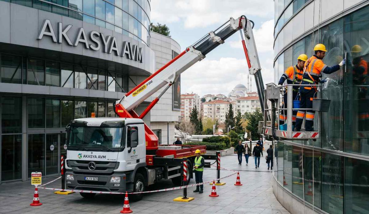 Sepetli vinçle Gaziosmanpaşa dış cephe temizliği hizmetleri