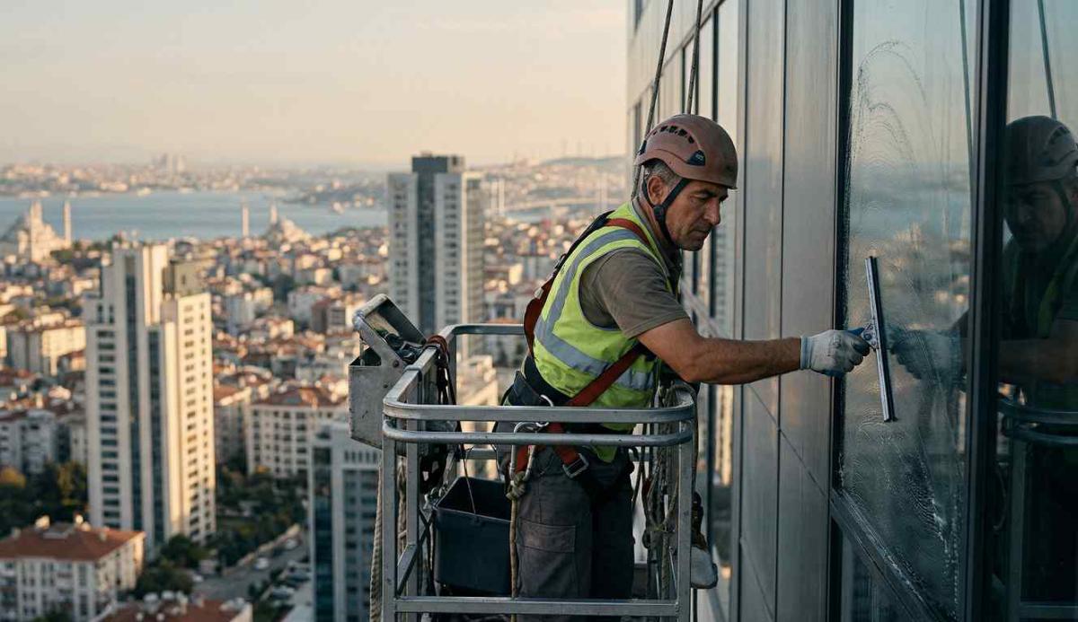 Sepetli vinç ile Şişli dış cephe temizliği hizmetleri