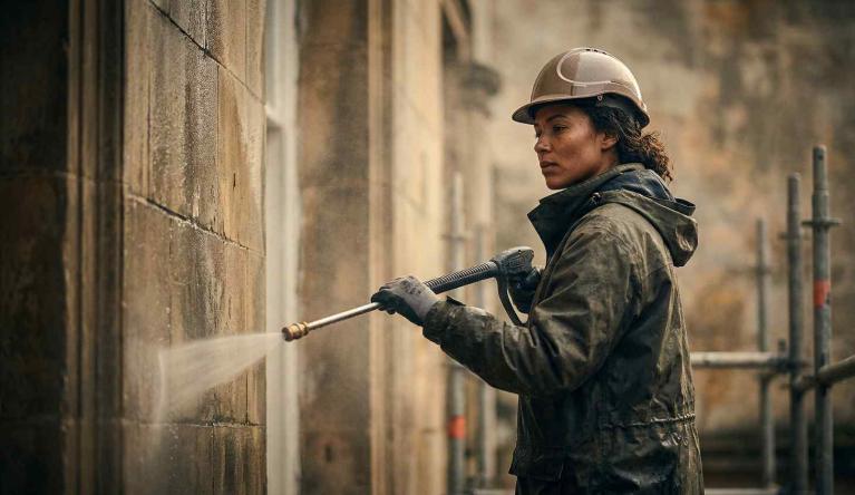 Yüksek basınçlı suyla bina dış yüzey temizliği hizmetleri